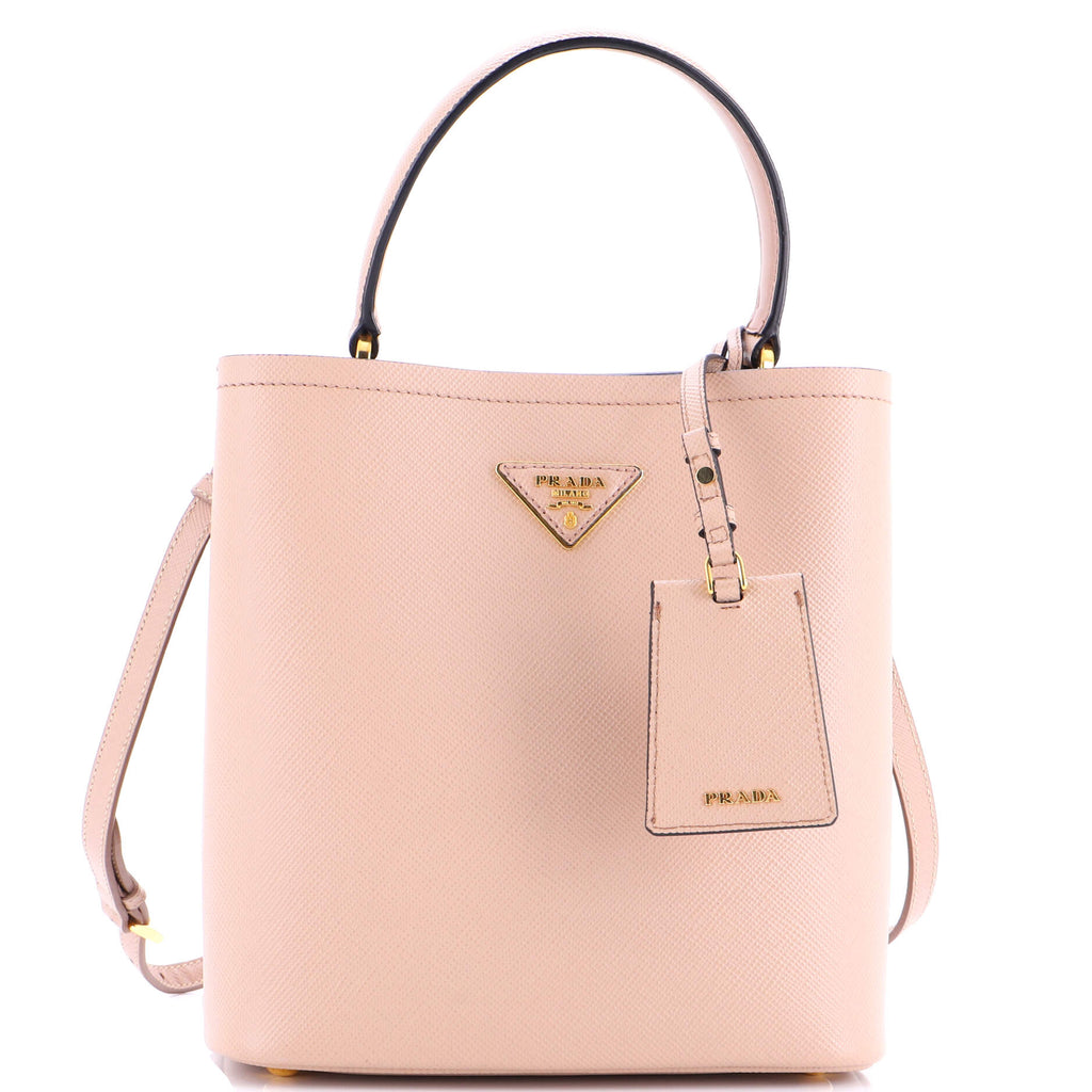 Panier Bucket Bag Saffiano Leather Medium