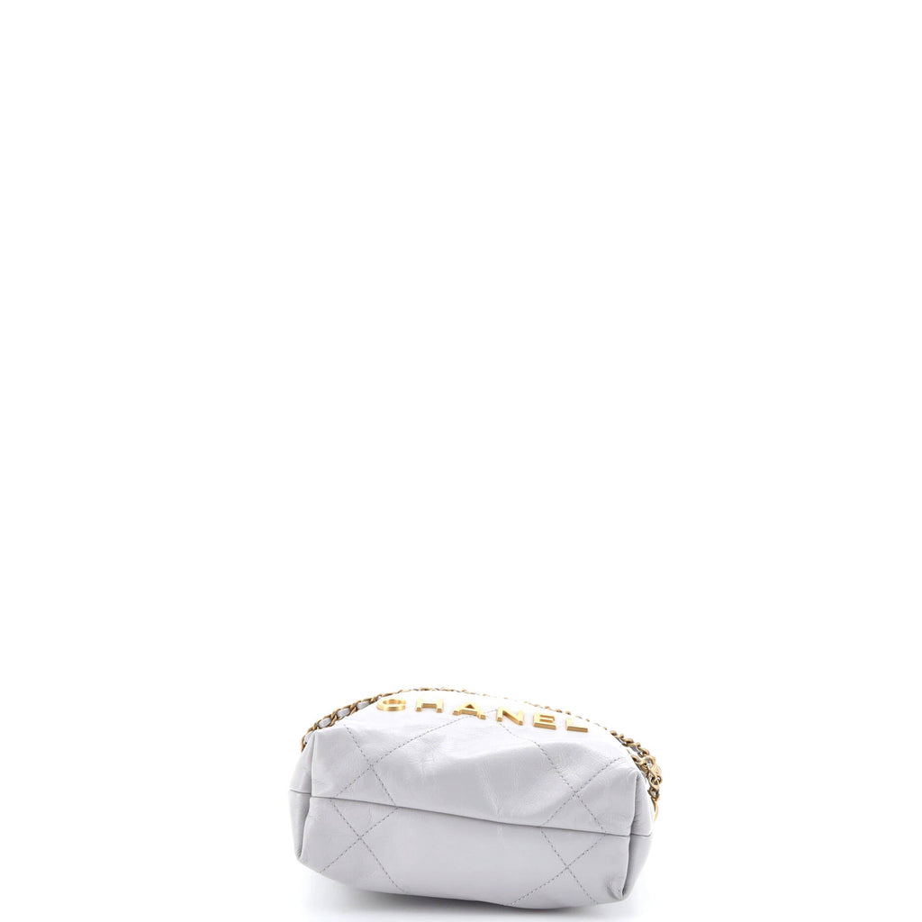 22 Chain Hobo Quilted Calfskin Mini