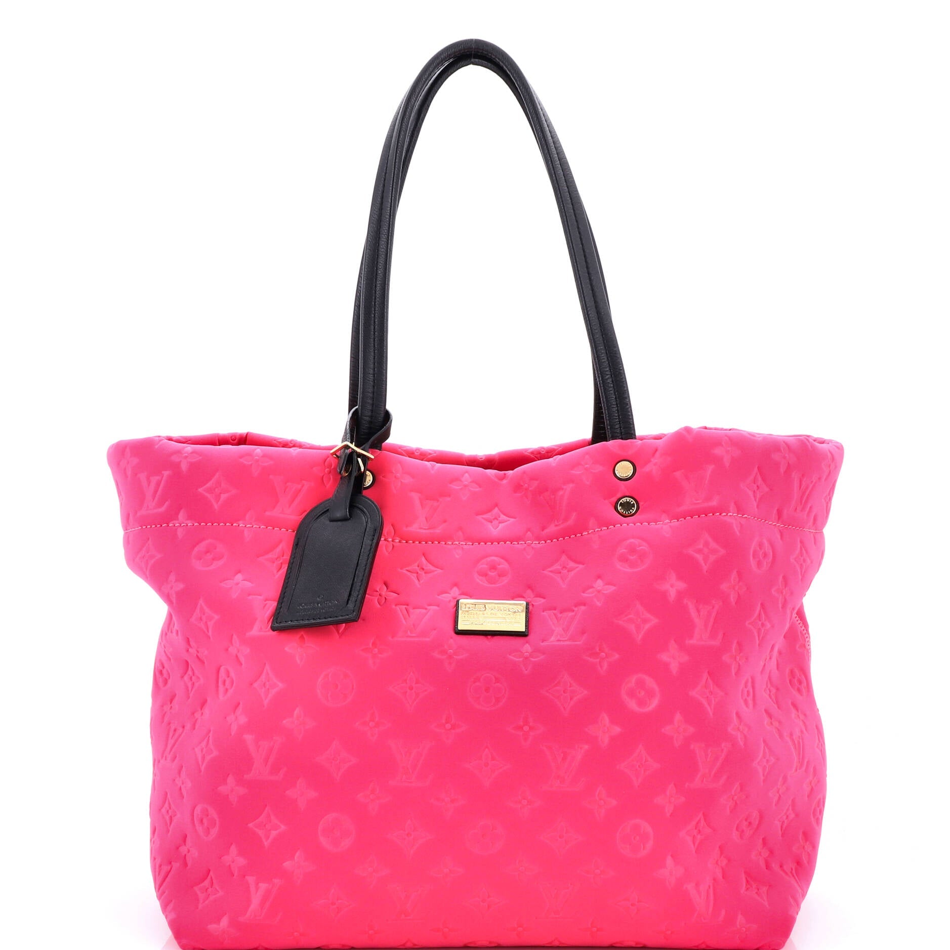 Scuba Tote Monogram Embossed Neoprene MM