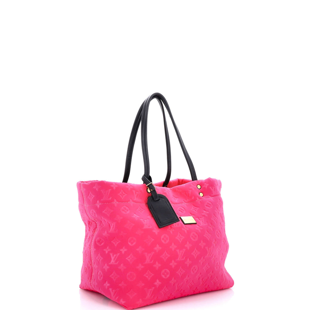 Scuba Tote Monogram Embossed Neoprene MM