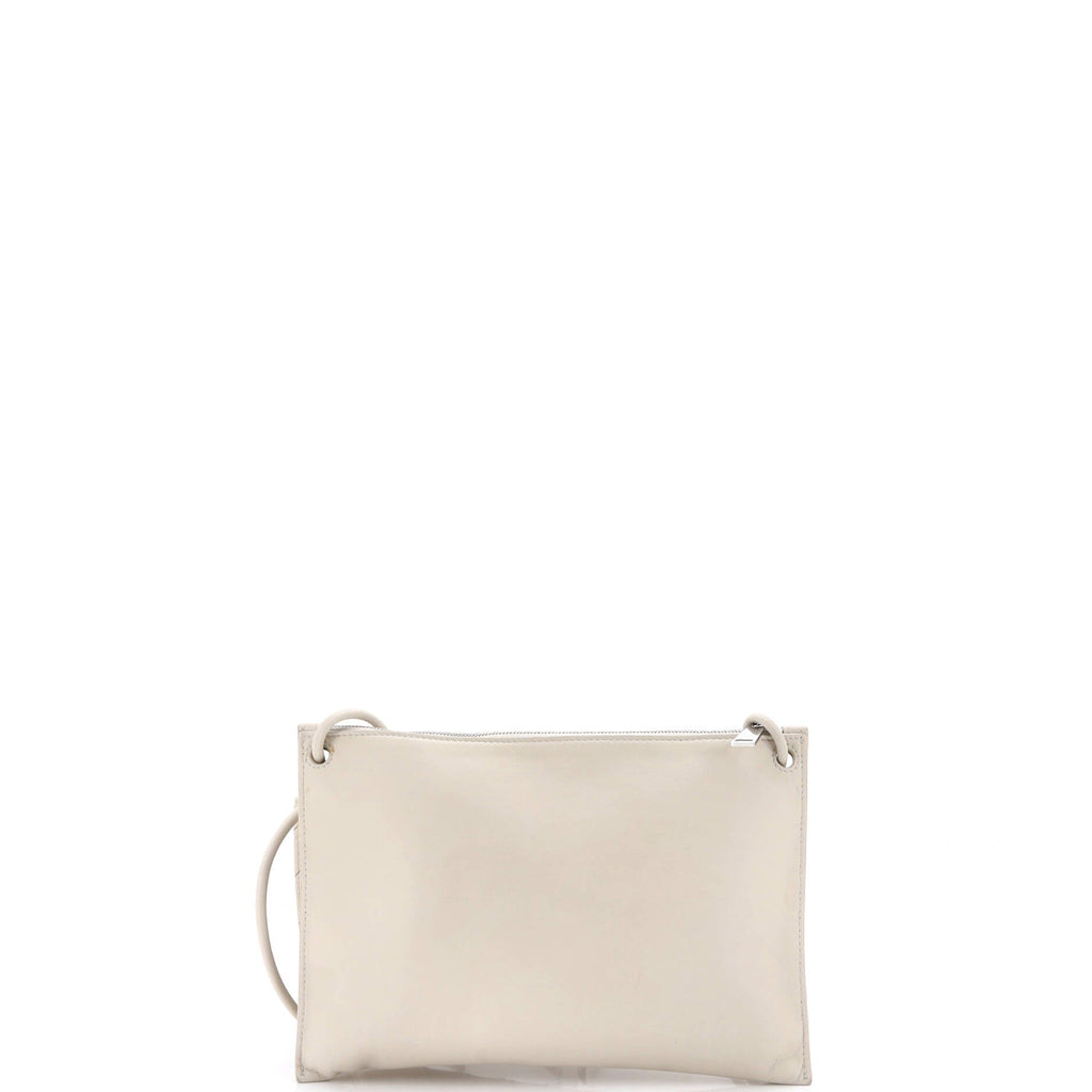 Double Pouch Crossbody Bag Intrecciato Nappa