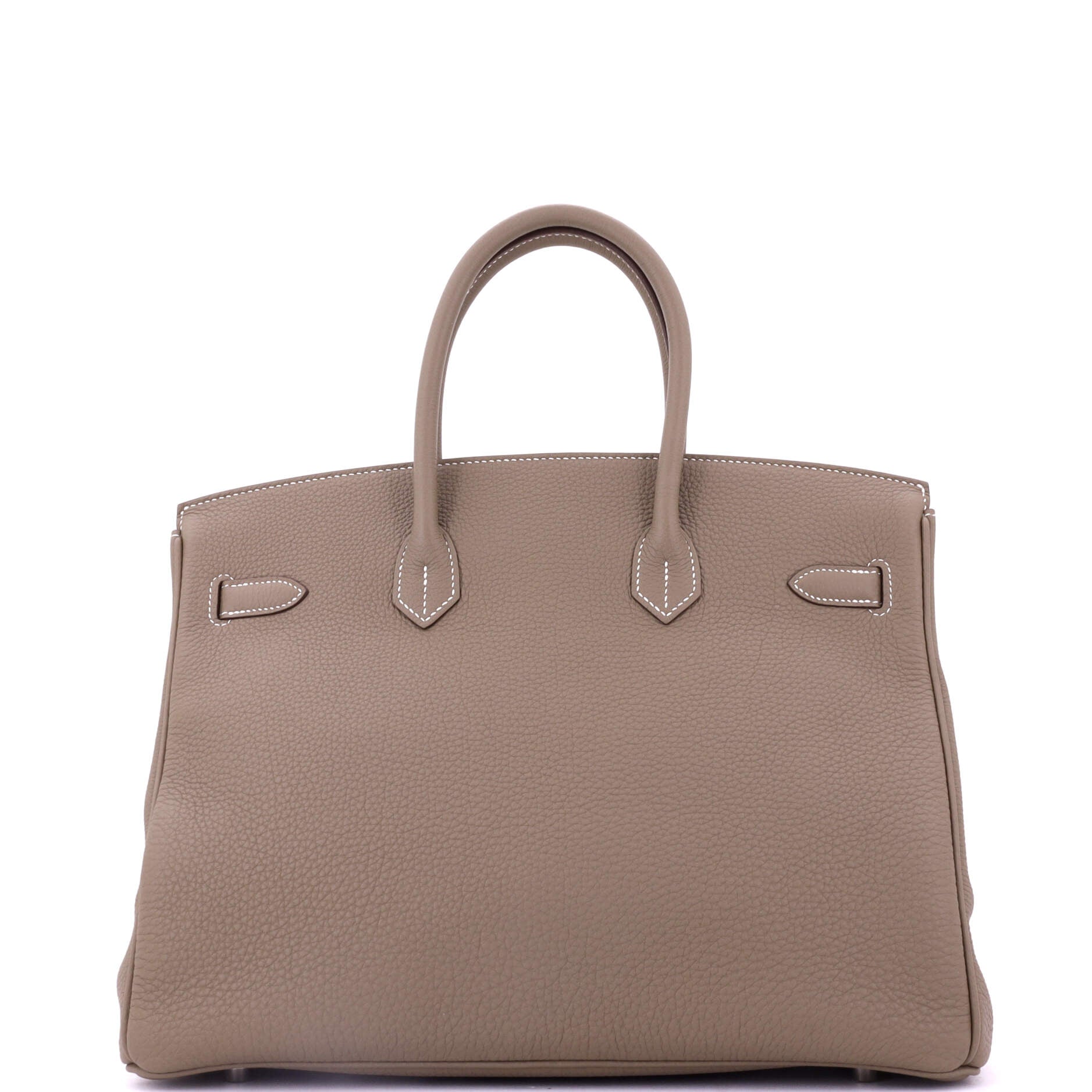 Birkin Handbag Grey Togo with Palladium Hardware 35