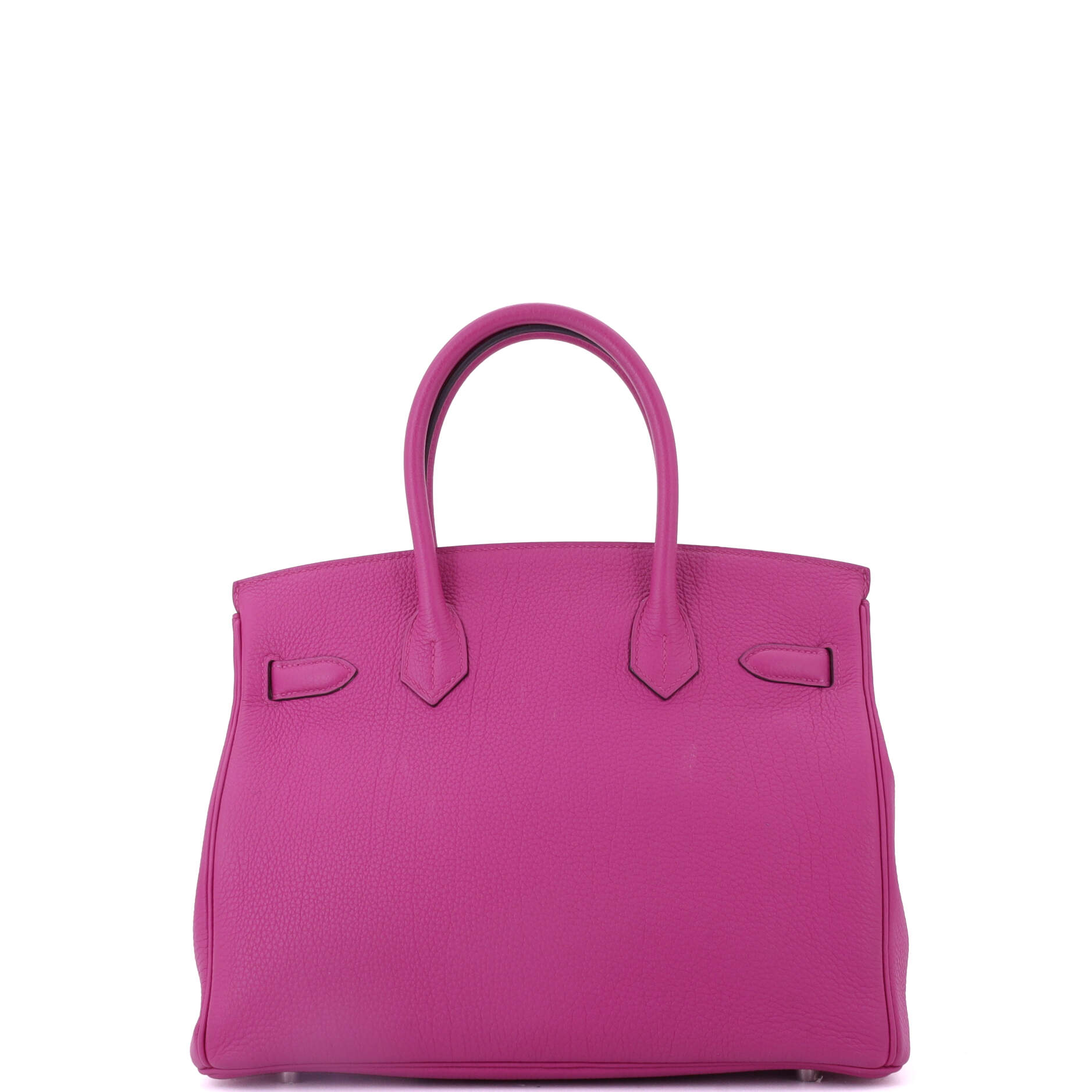 Birkin Handbag Rose Pourpre Togo with Palladium Hardware 30