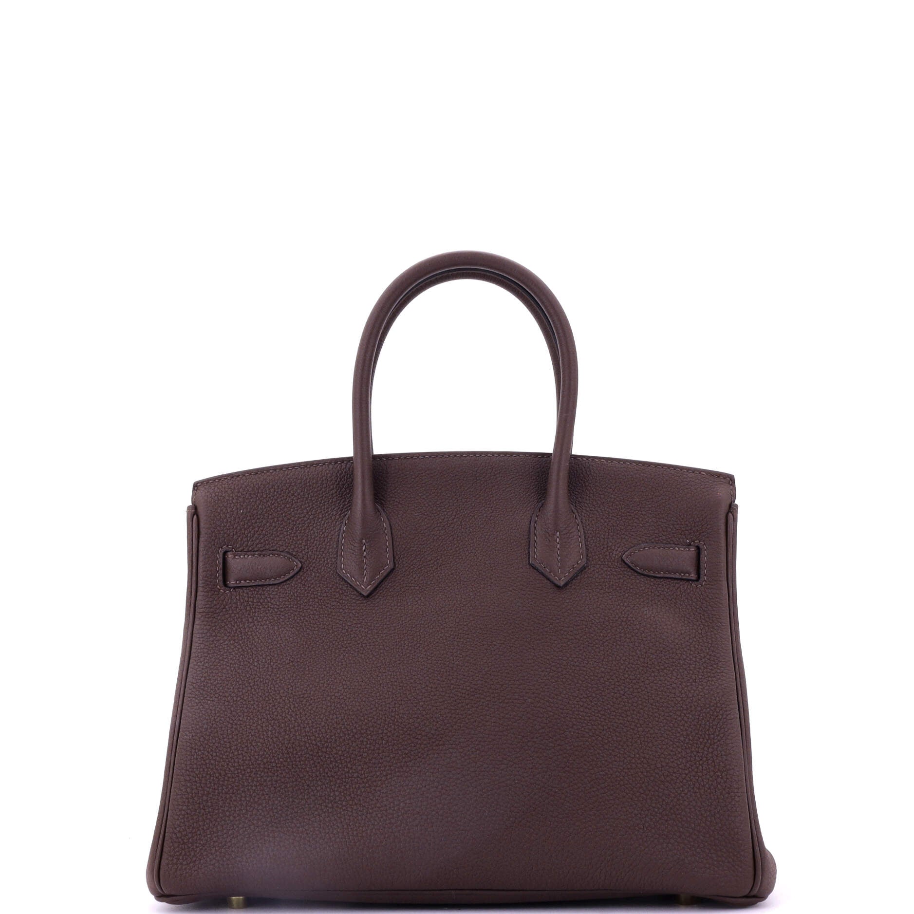 Birkin Handbag Havane Novillo with Gold Hardware 30