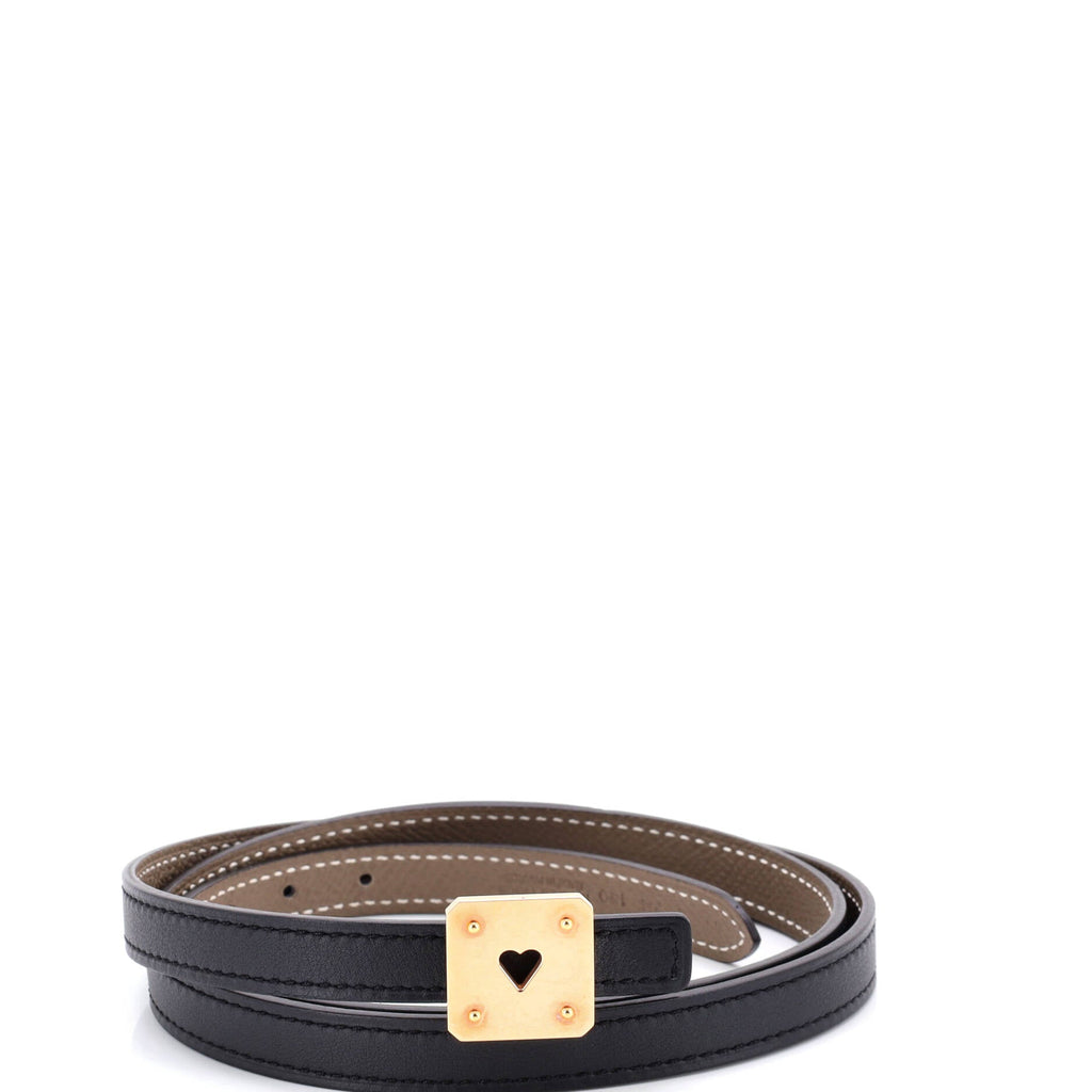 As de Coeur Reversible Belt Leather Thin