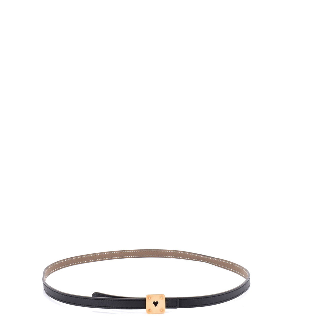 As de Coeur Reversible Belt Leather Thin