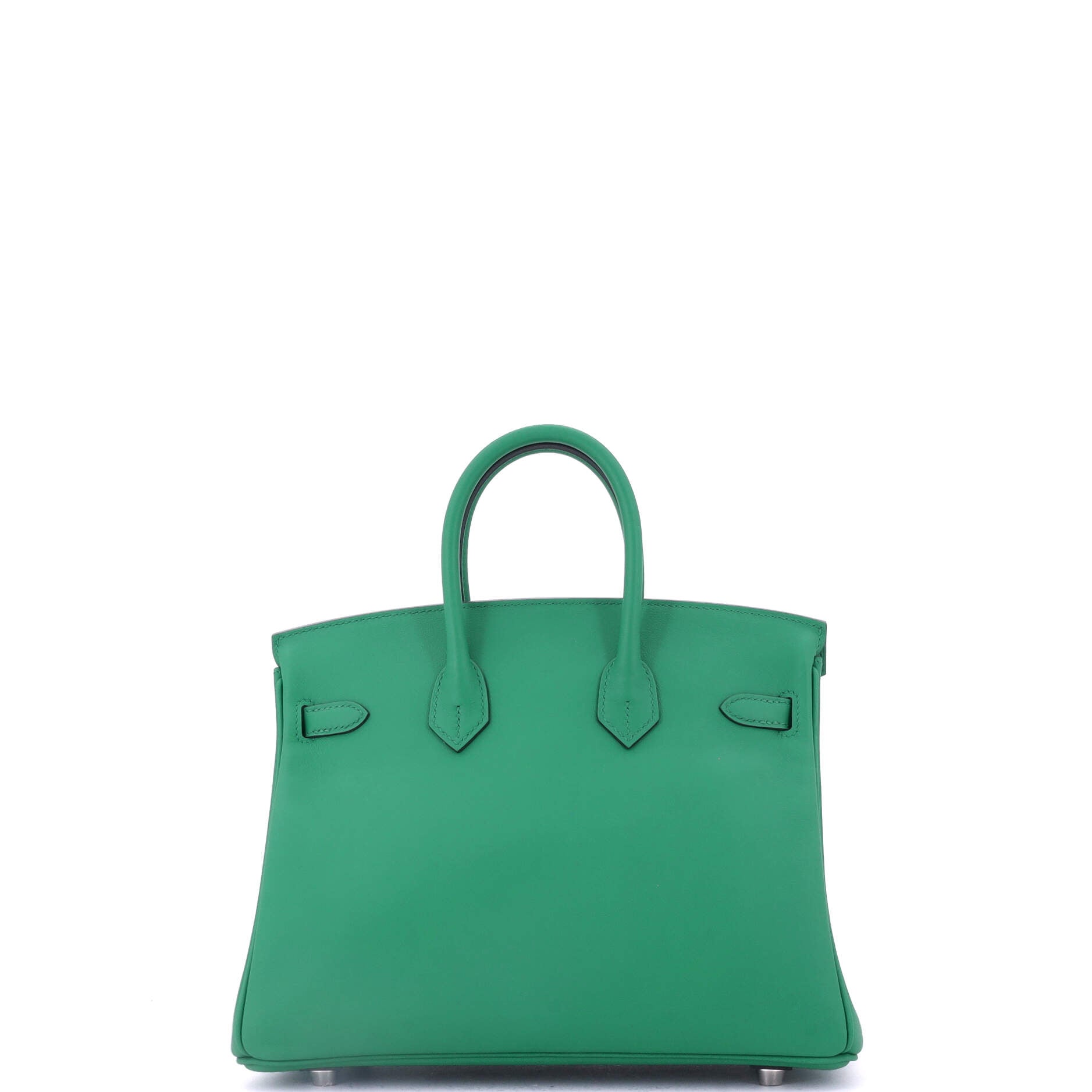 Birkin Handbag Verso Swift with Palladium Hardware 25