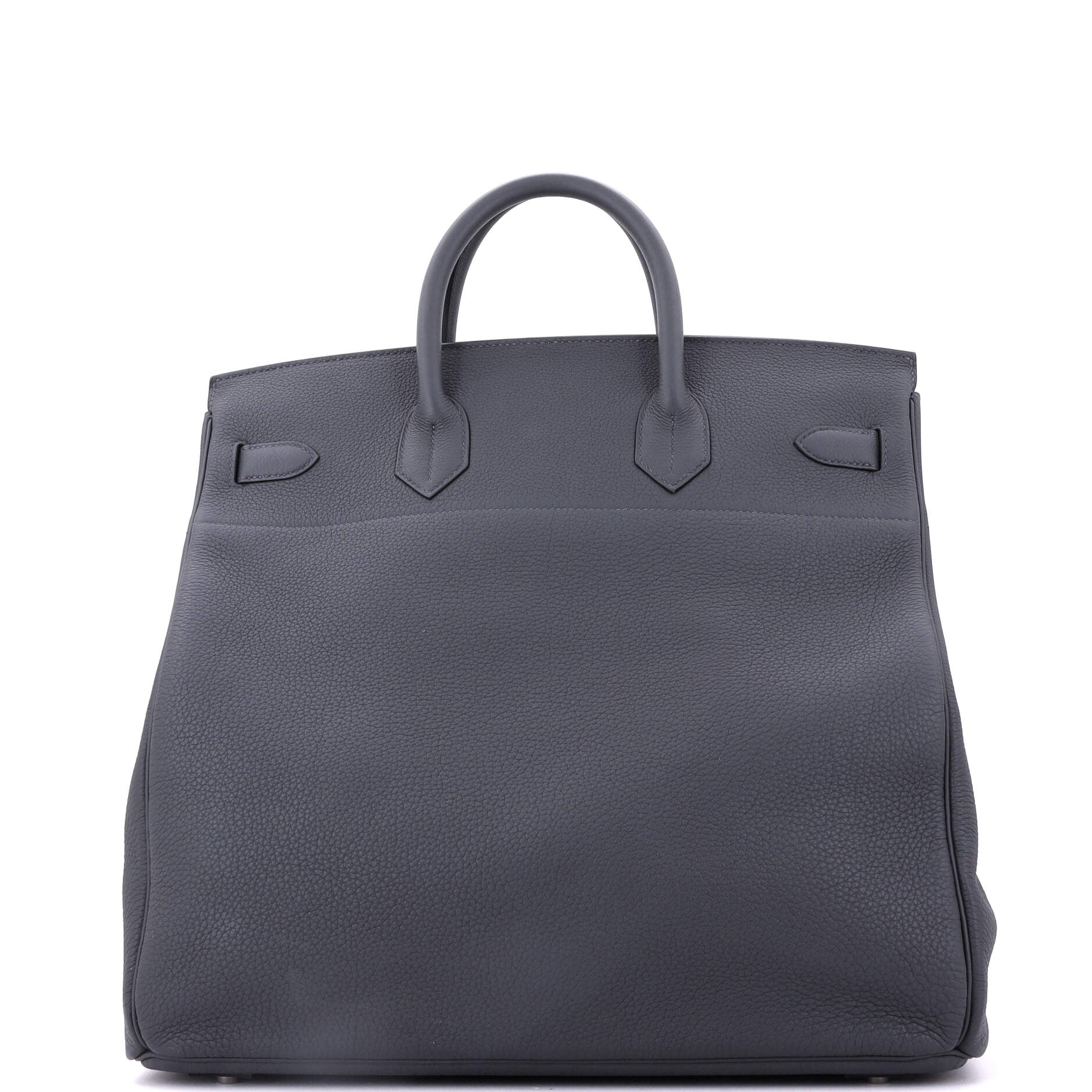 HAC Birkin Bag Grey Togo with Palladium Hardware 40