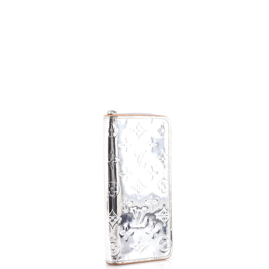 Zippy Wallet Monogram Mirror Coated Canvas Vertical