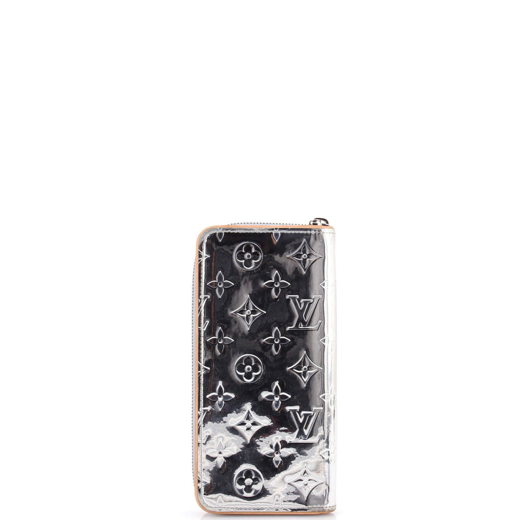 Zippy Wallet Monogram Mirror Coated Canvas Vertical
