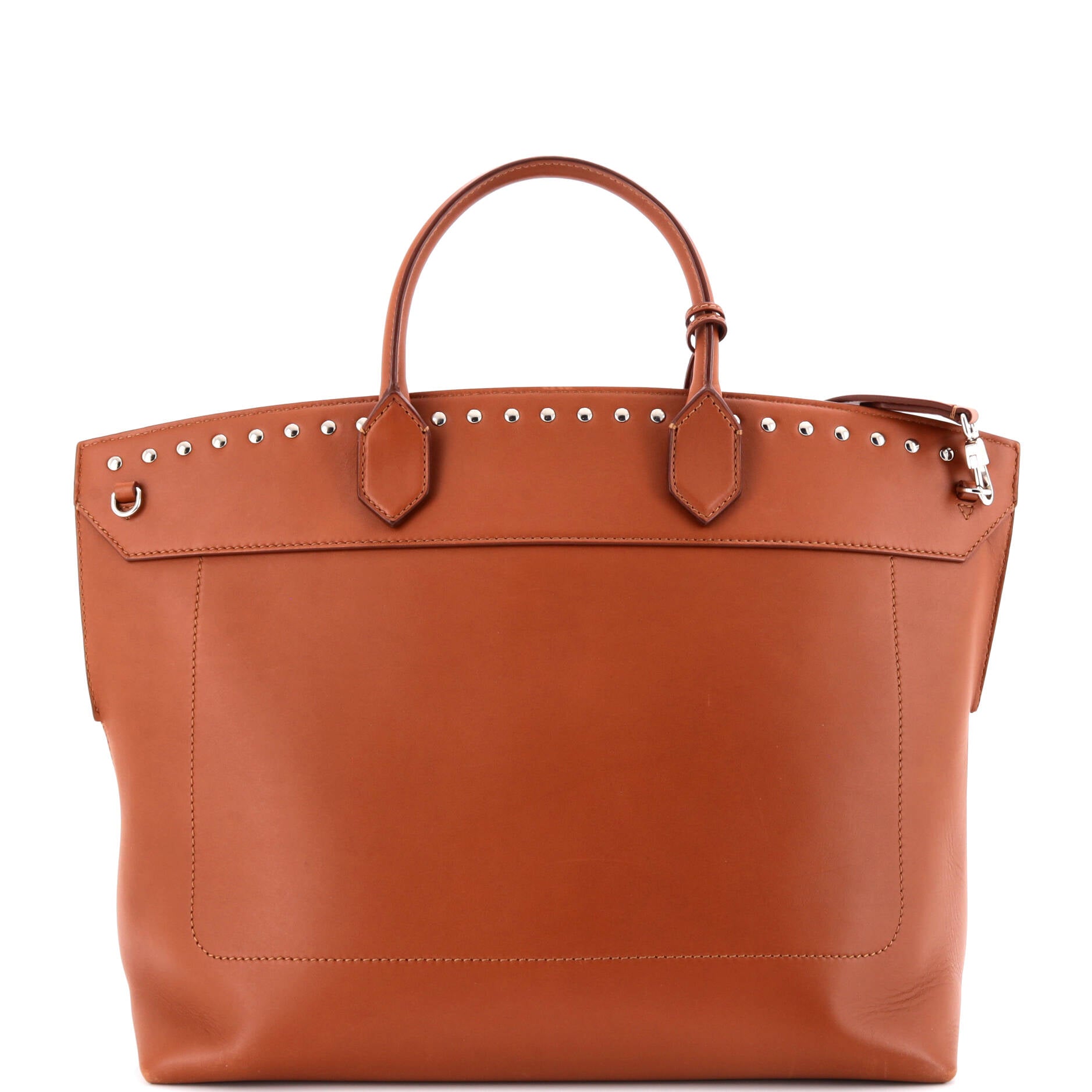 Society Top Handle Bag Studded Leather Large