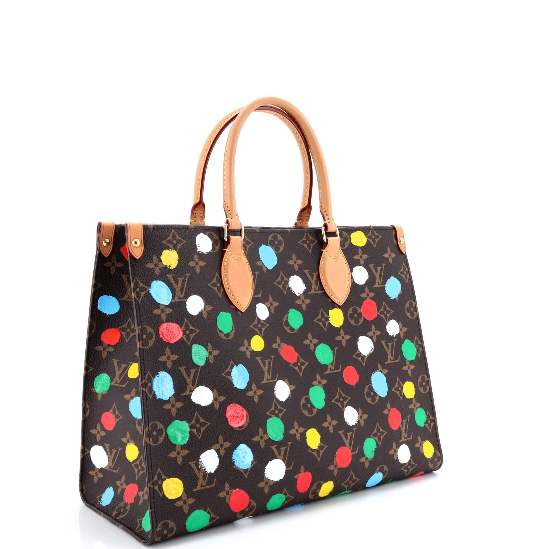 OnTheGo Tote Yayoi Kusama Painted Dots Monogram Canvas MM