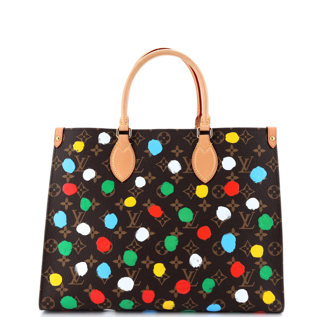 OnTheGo Tote Yayoi Kusama Painted Dots Monogram Canvas MM
