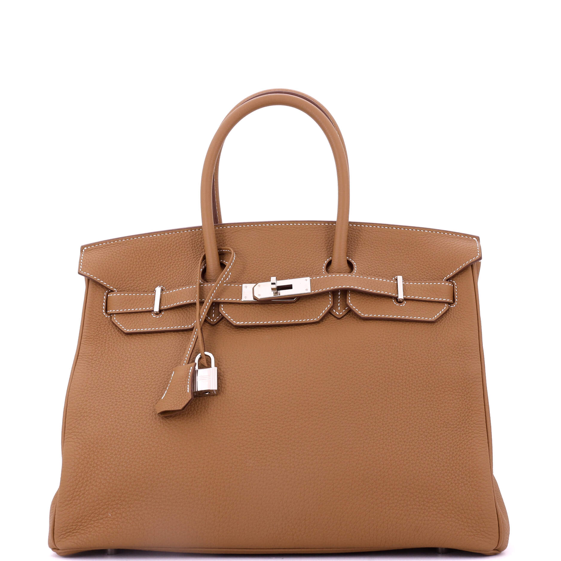 Birkin Handbag Gold Togo with Palladium Hardware 35