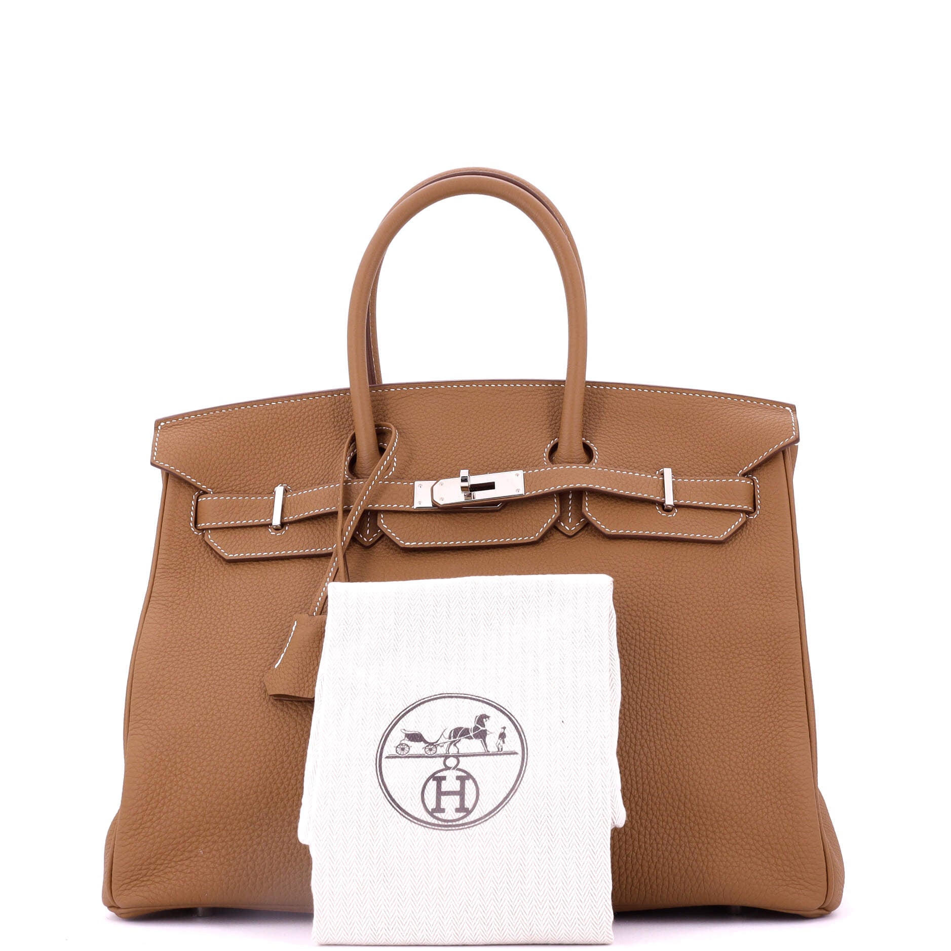 Birkin Handbag Gold Togo with Palladium Hardware 35