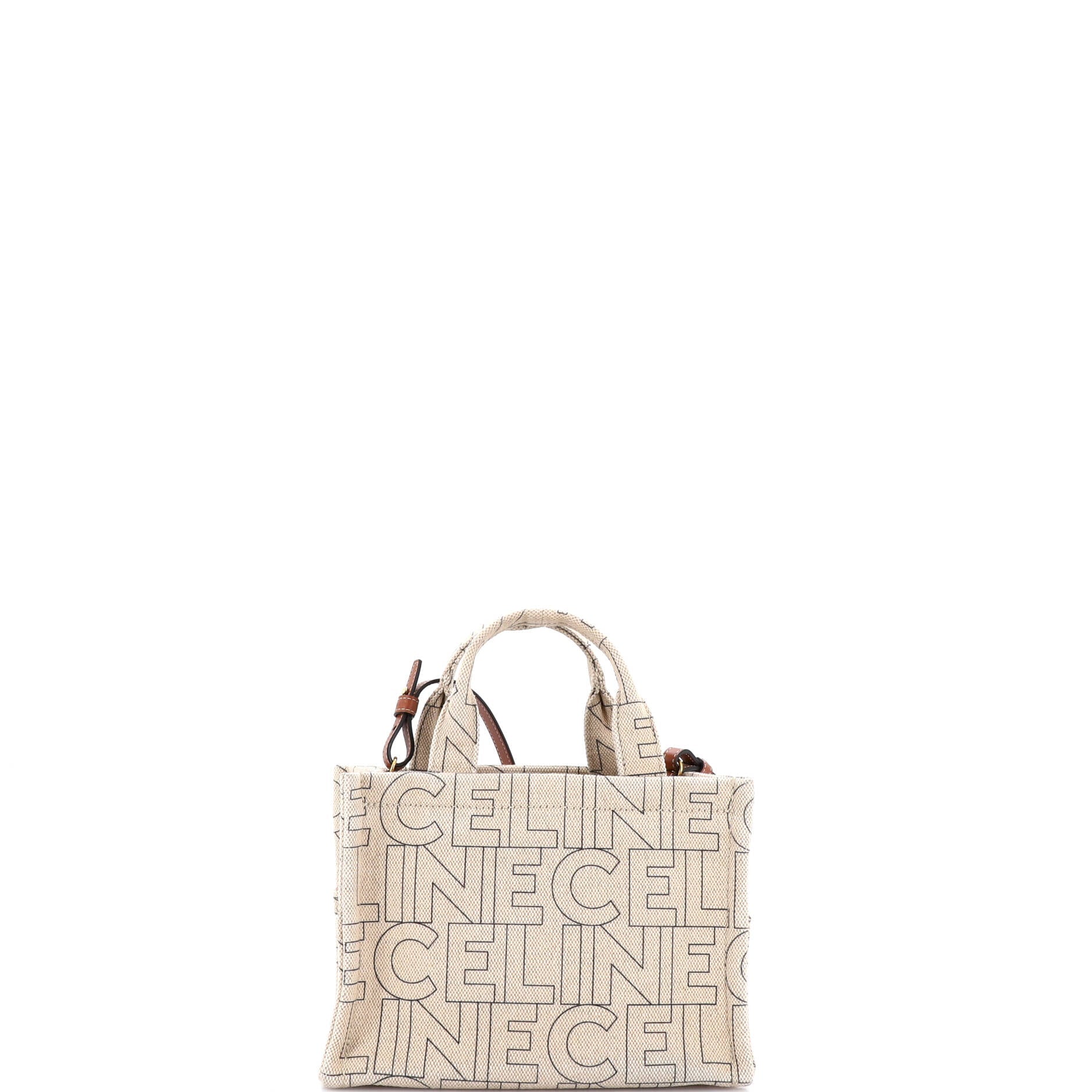 Cabas Thais Tote Triomphe Printed Canvas Small