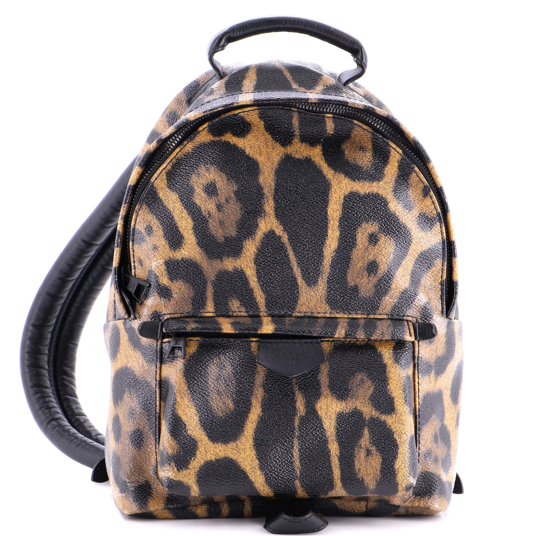 Palm Springs Backpack Wild Animal Print Canvas PM
