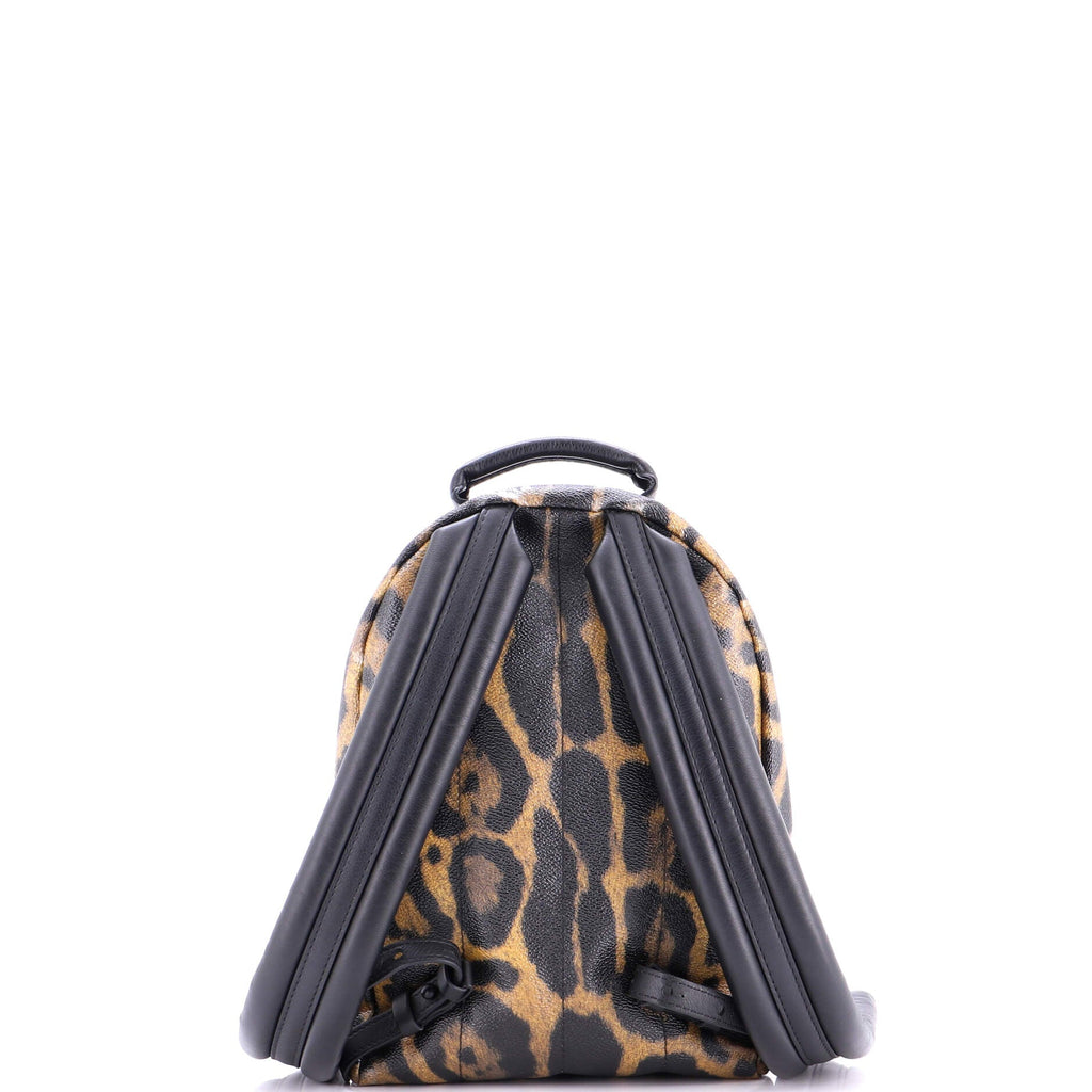 Palm Springs Backpack Wild Animal Print Canvas PM