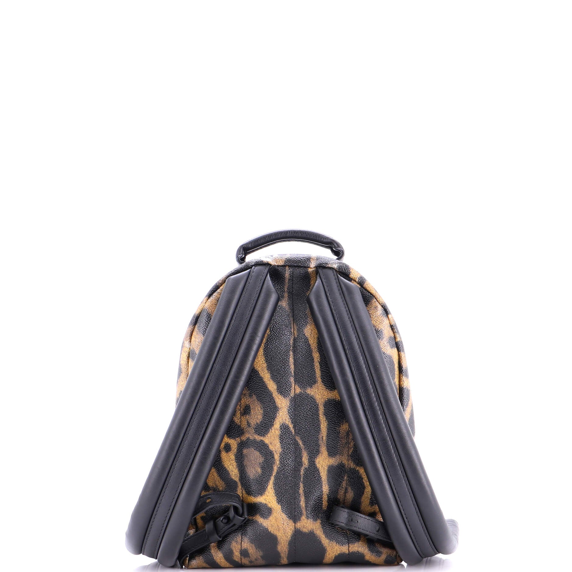 Palm Springs Backpack Wild Animal Print Canvas PM