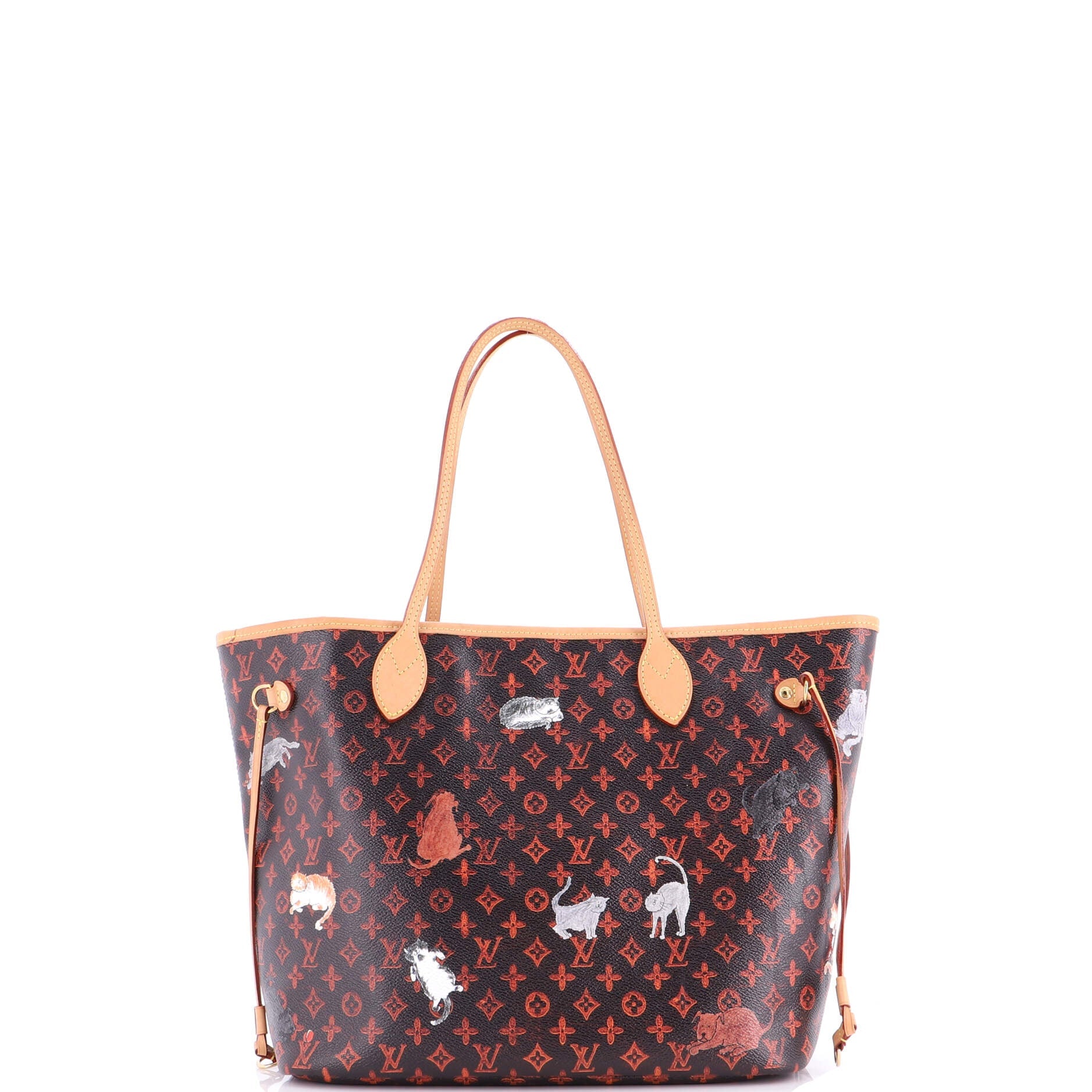 Neverfull NM Tote Limited Edition Grace Coddington Catogram Canvas MM