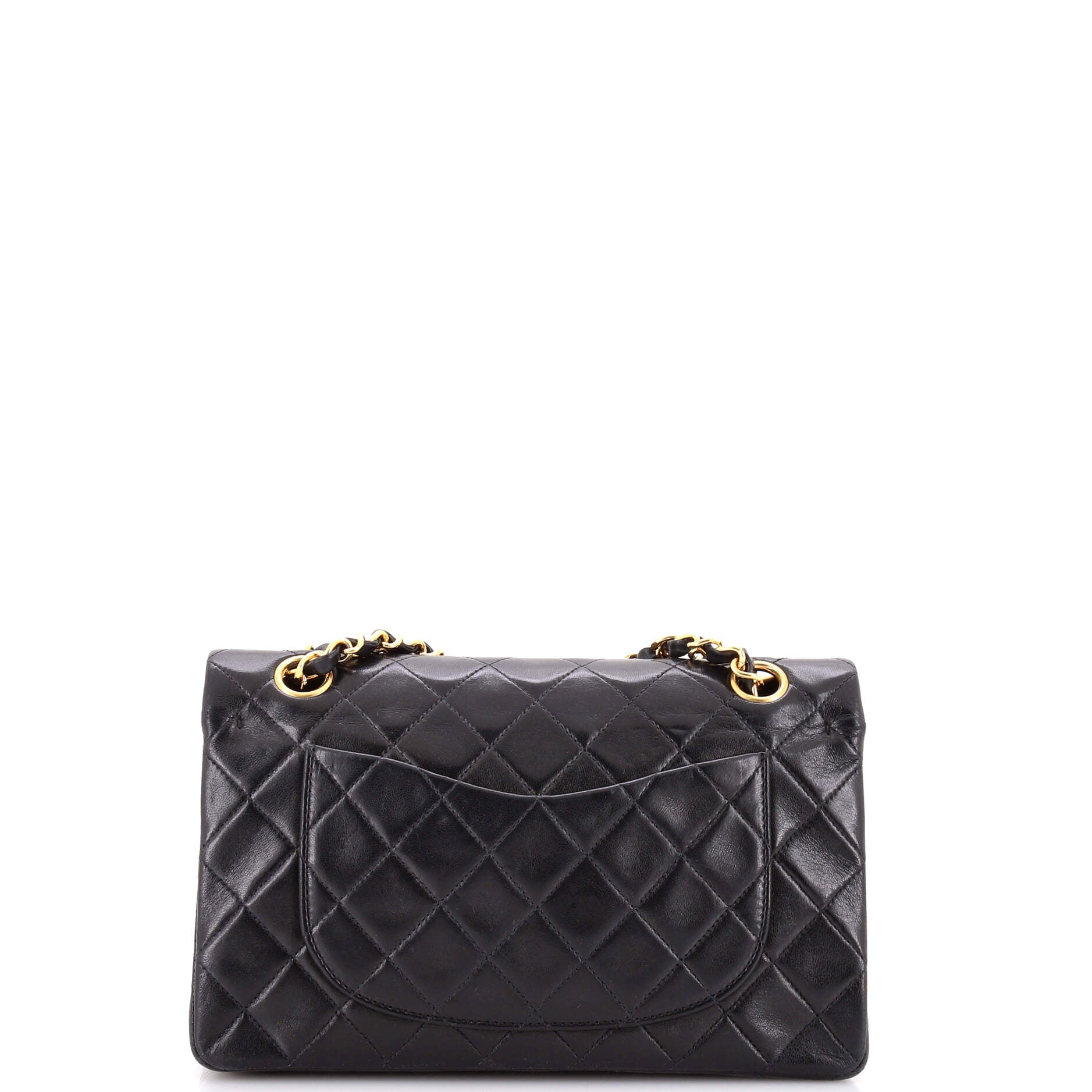 Vintage Classic Double Flap Bag Quilted Lambskin Small