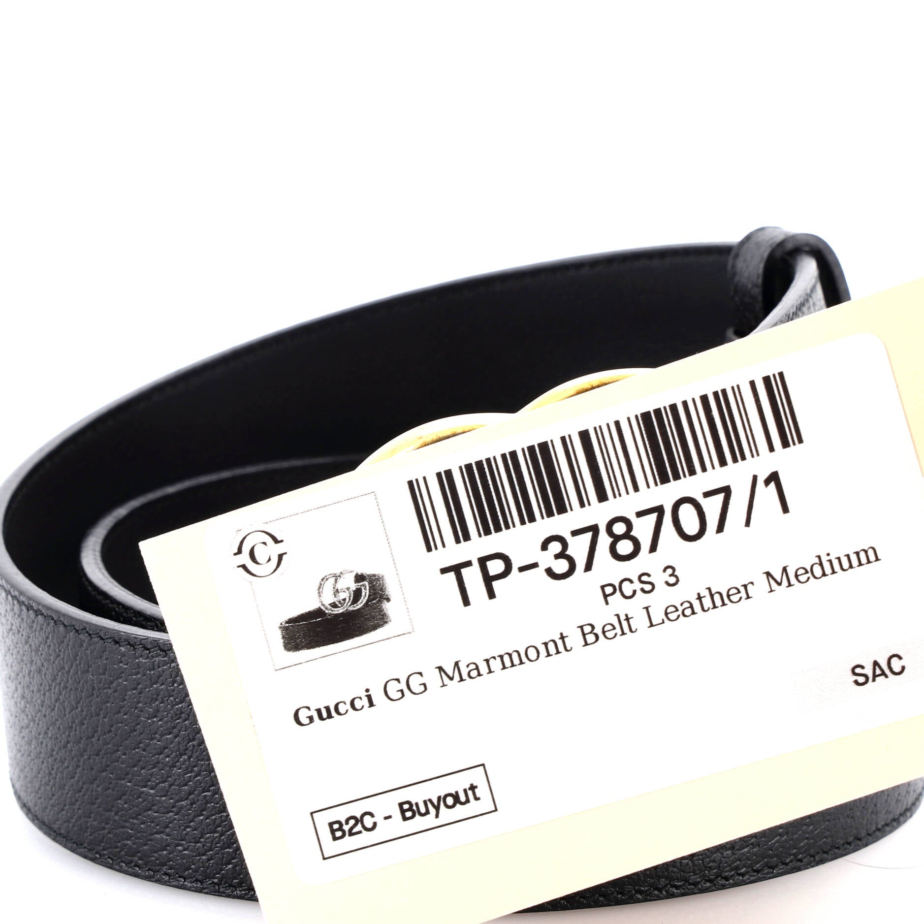 GG Marmont Belt Leather Medium