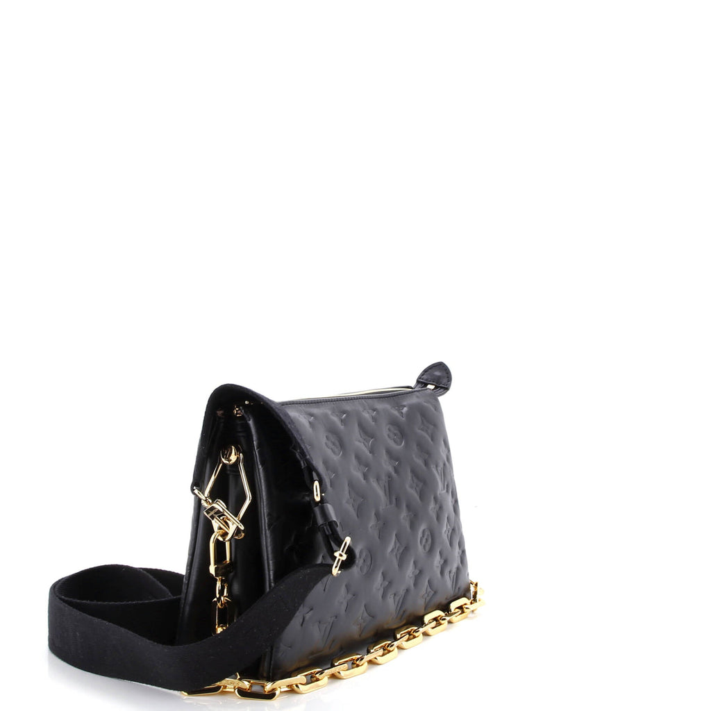 Coussin Bag Monogram Embossed Lambskin PM
