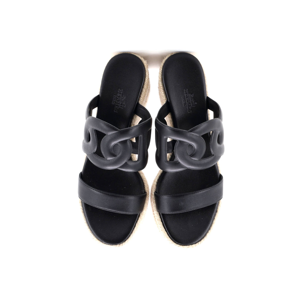 Women's Epopee Espadrille Wedge Sandals Leather