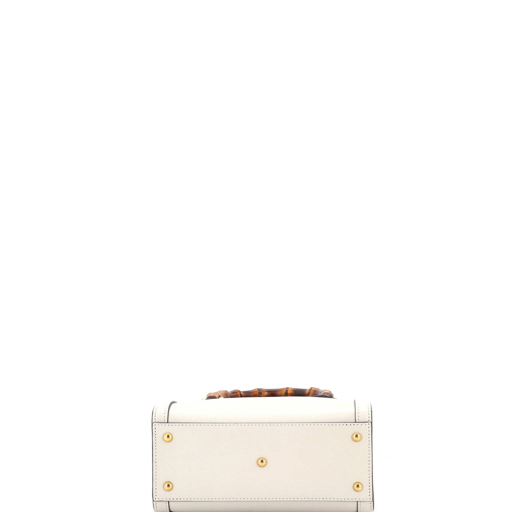 Diana NM Bamboo Handle Tote Leather Mini