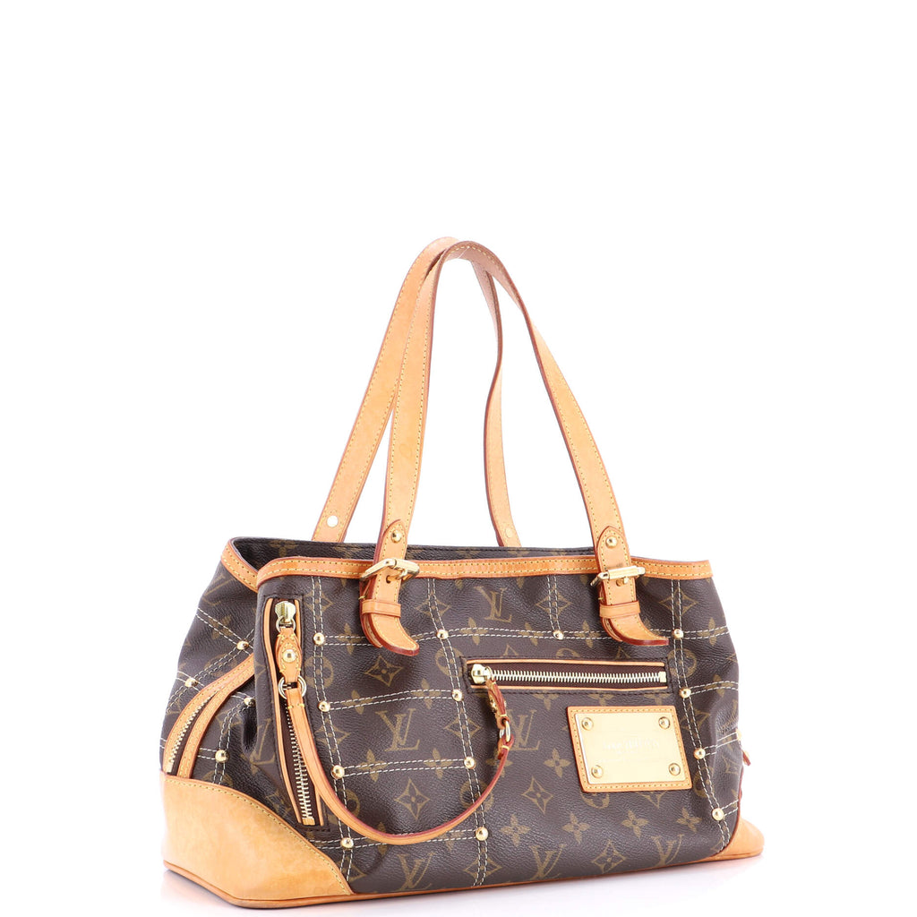 Riveting Handbag Monogram Canvas