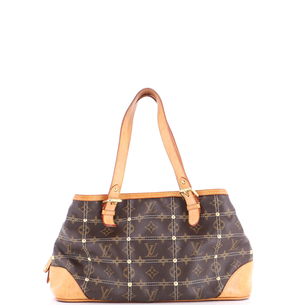 Riveting Handbag Monogram Canvas