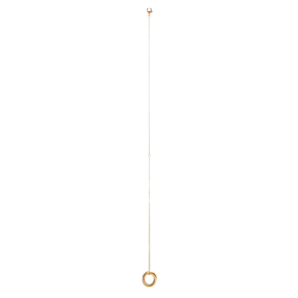 Trinity Chain Bracelet 18K Tricolor Gold and Diamonds