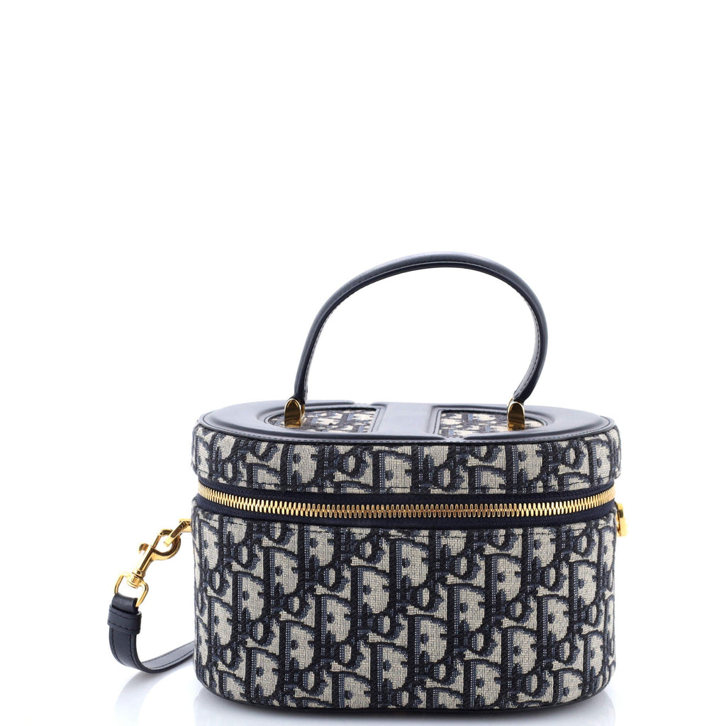 CD Signature Vanity Case Oblique Canvas Small