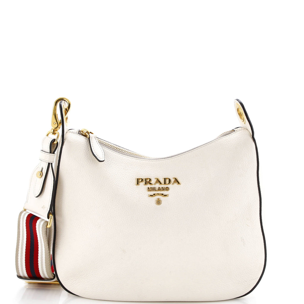 Dual Strap Hobo Vitello Daino Medium
