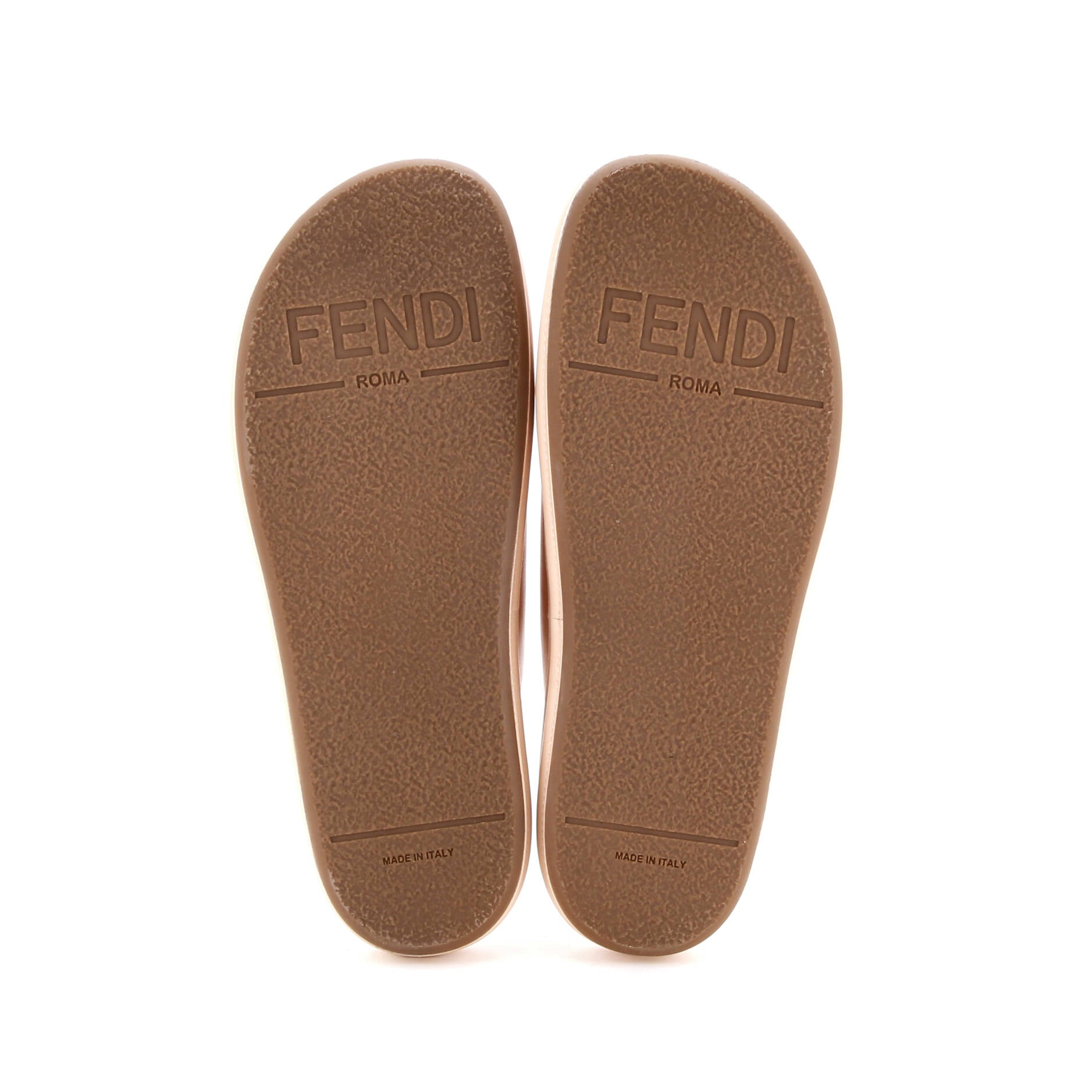 Women's Fendigraphy Slide Sandals Leather