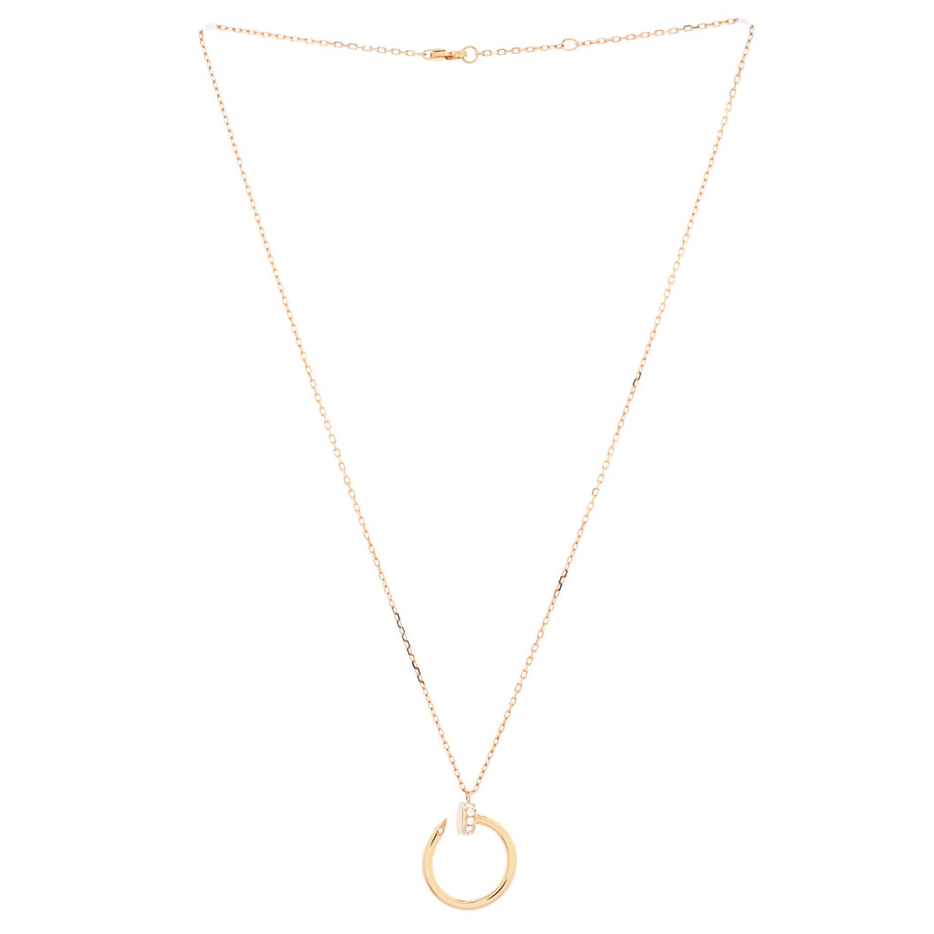 Juste un Clou Pendant Necklace 18K Yellow Gold with Diamonds