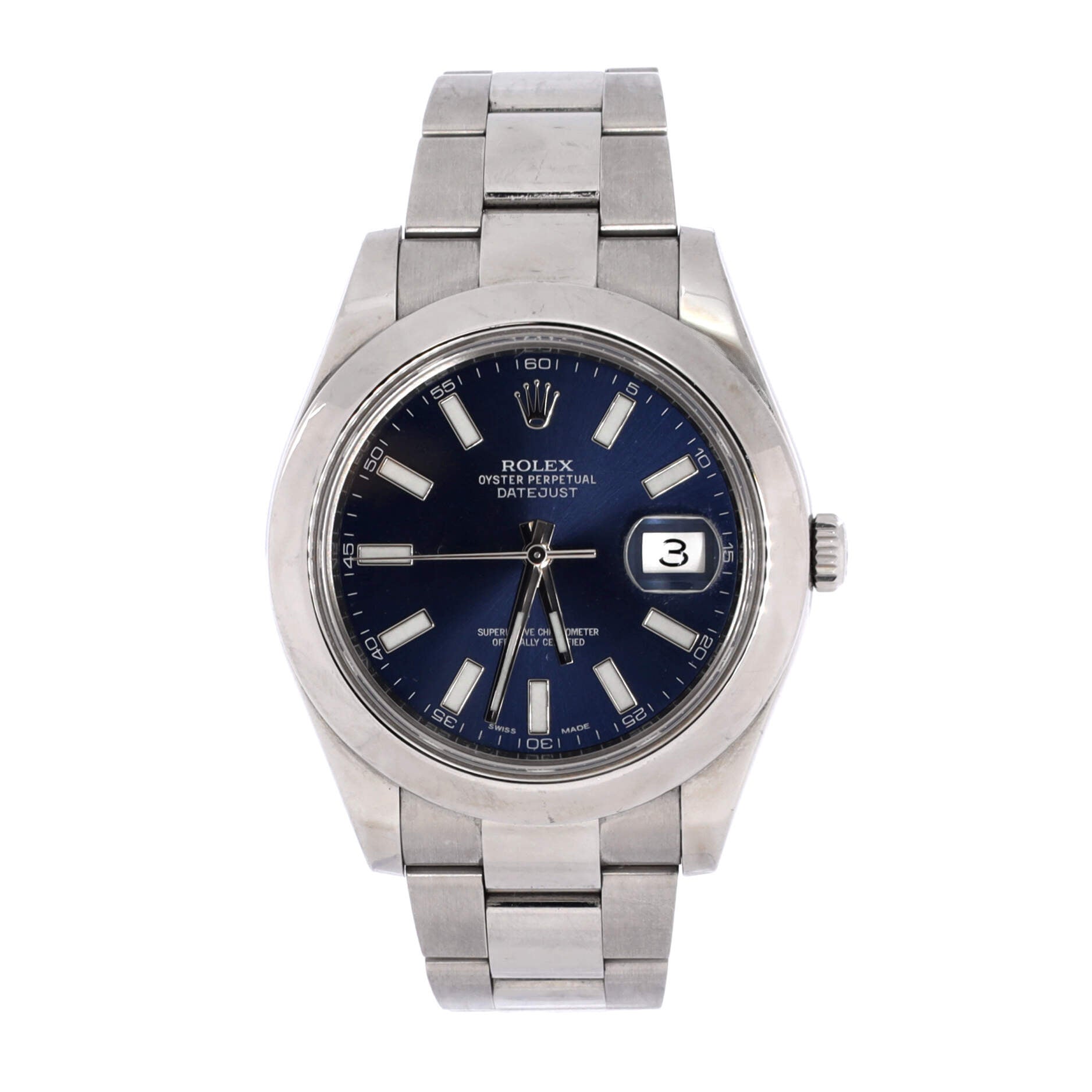 Oyster Perpetual Datejust Automatic Watch Stainless Steel 41