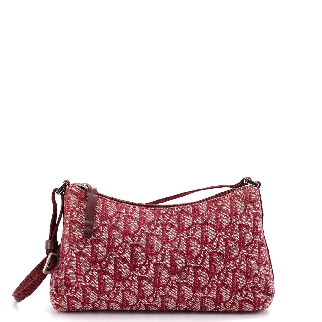 Vintage Trotter Pochette Shoulder Bag Diorissimo Canvas Small