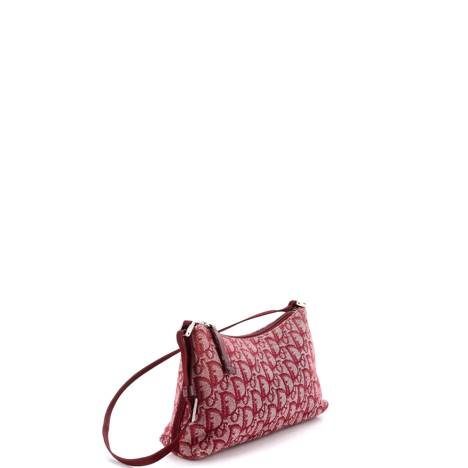 Vintage Trotter Pochette Shoulder Bag Diorissimo Canvas Small