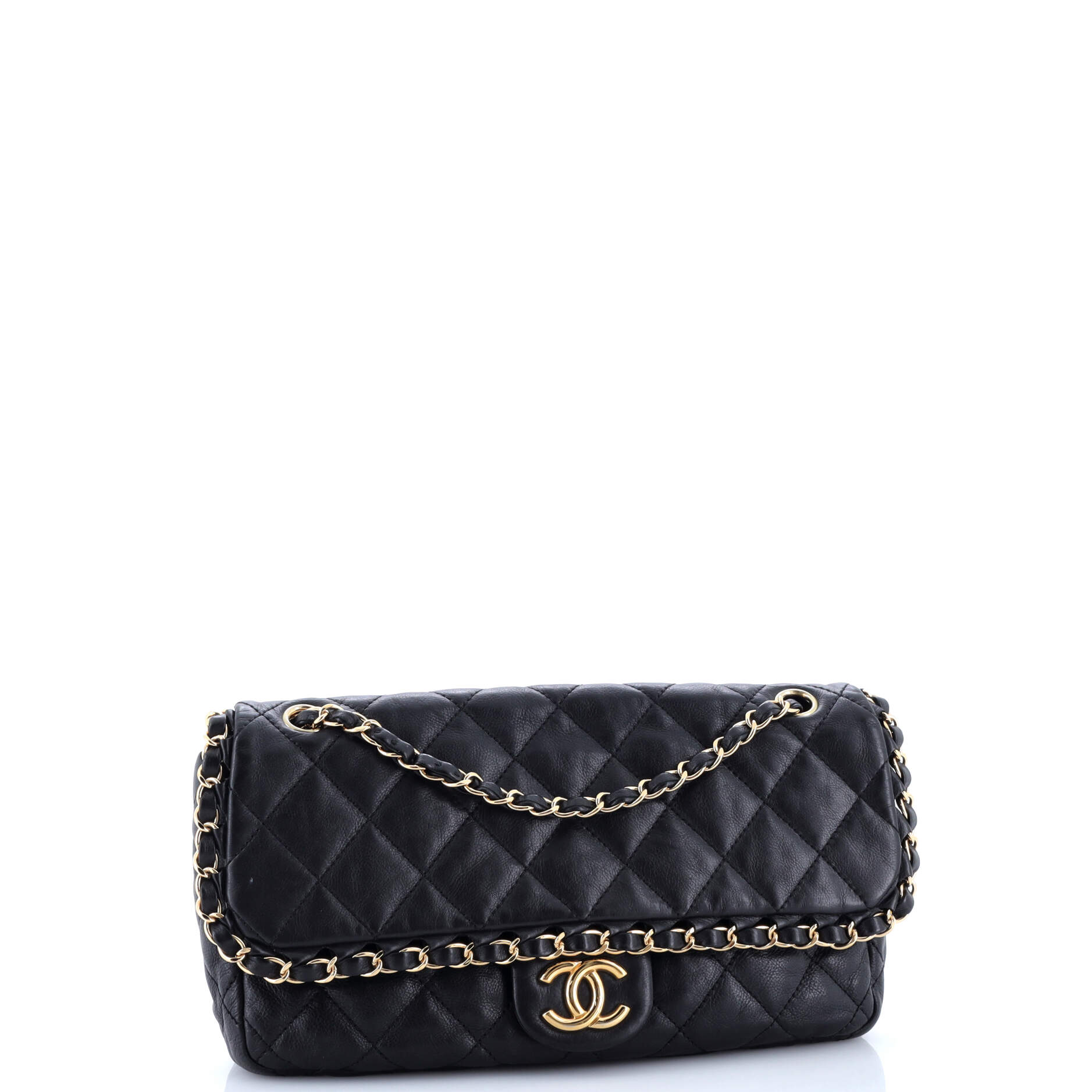 Chain Me Flap Bag Quilted Calfskin Medium