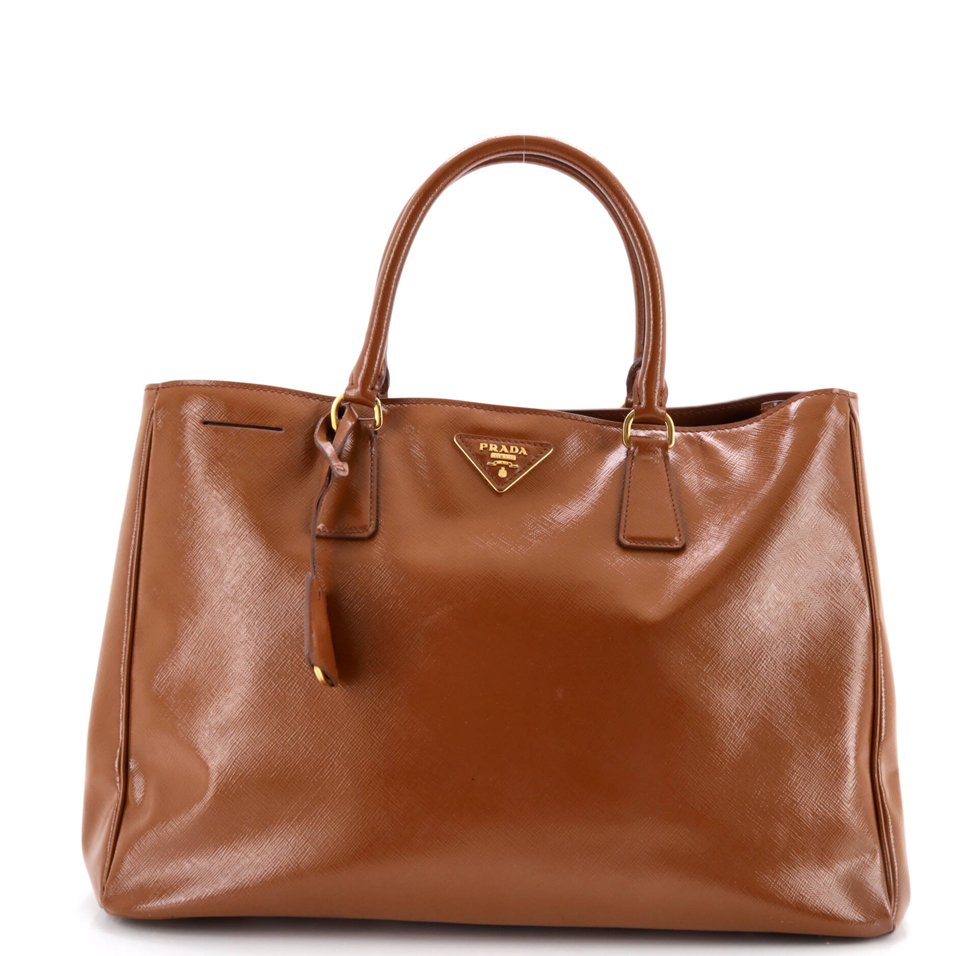 Lux Open Tote Spazzolato Leather Large