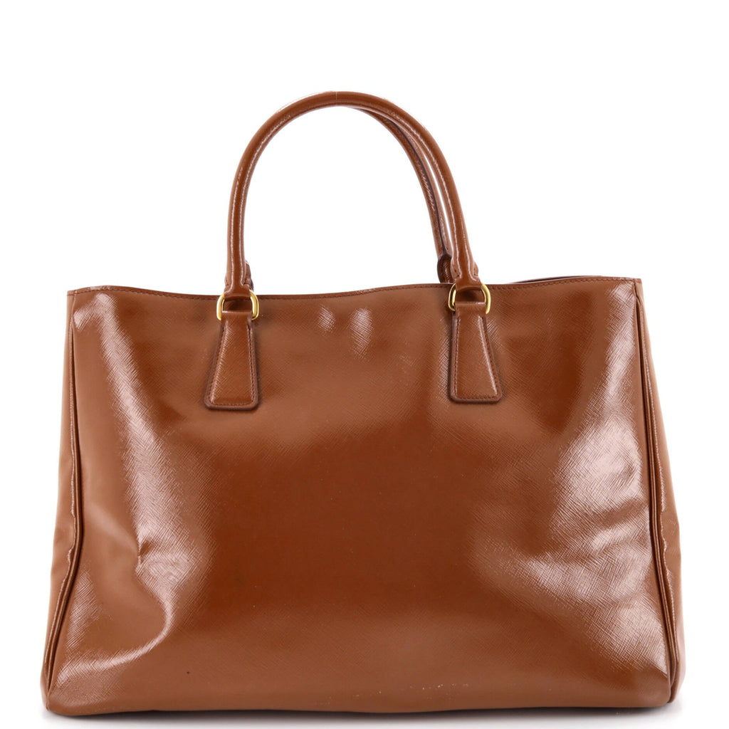 Lux Open Tote Spazzolato Leather Large