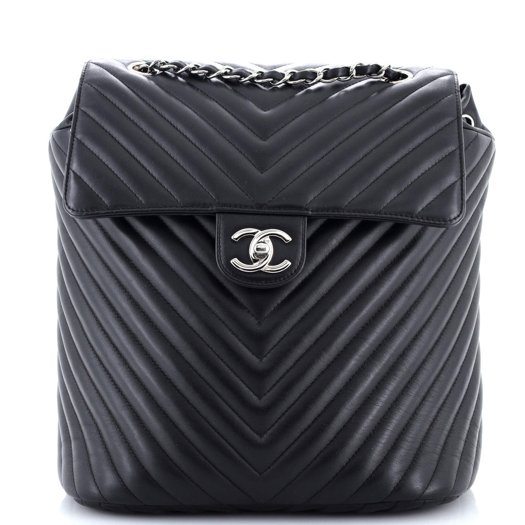 Urban Spirit Backpack Chevron Leather Large