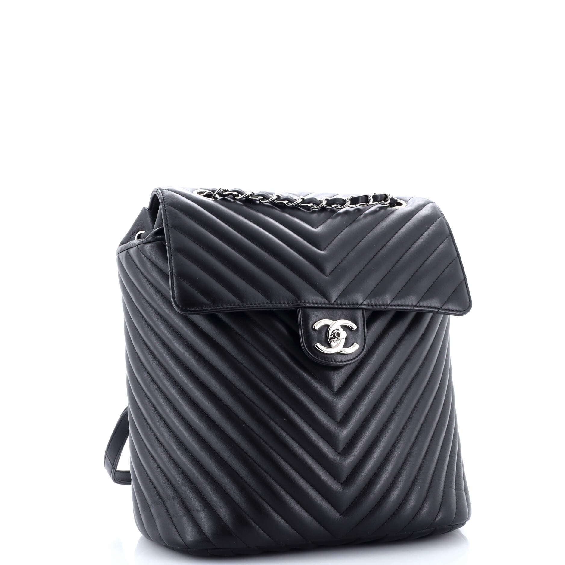 Urban Spirit Backpack Chevron Leather Large