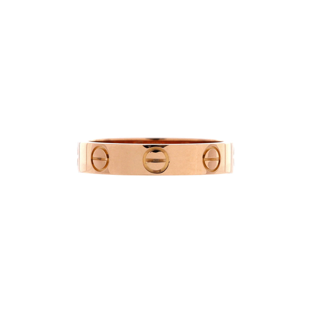 Love Wedding Band Ring 18K Rose Gold