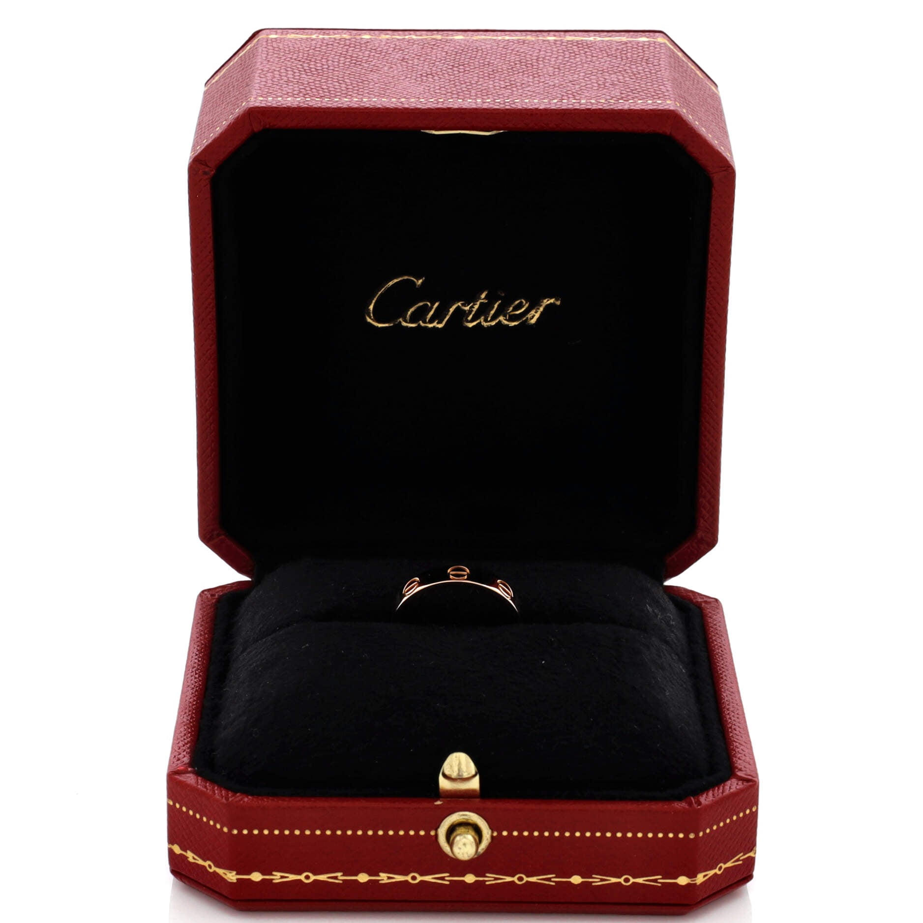 Love Wedding Band Ring 18K Rose Gold
