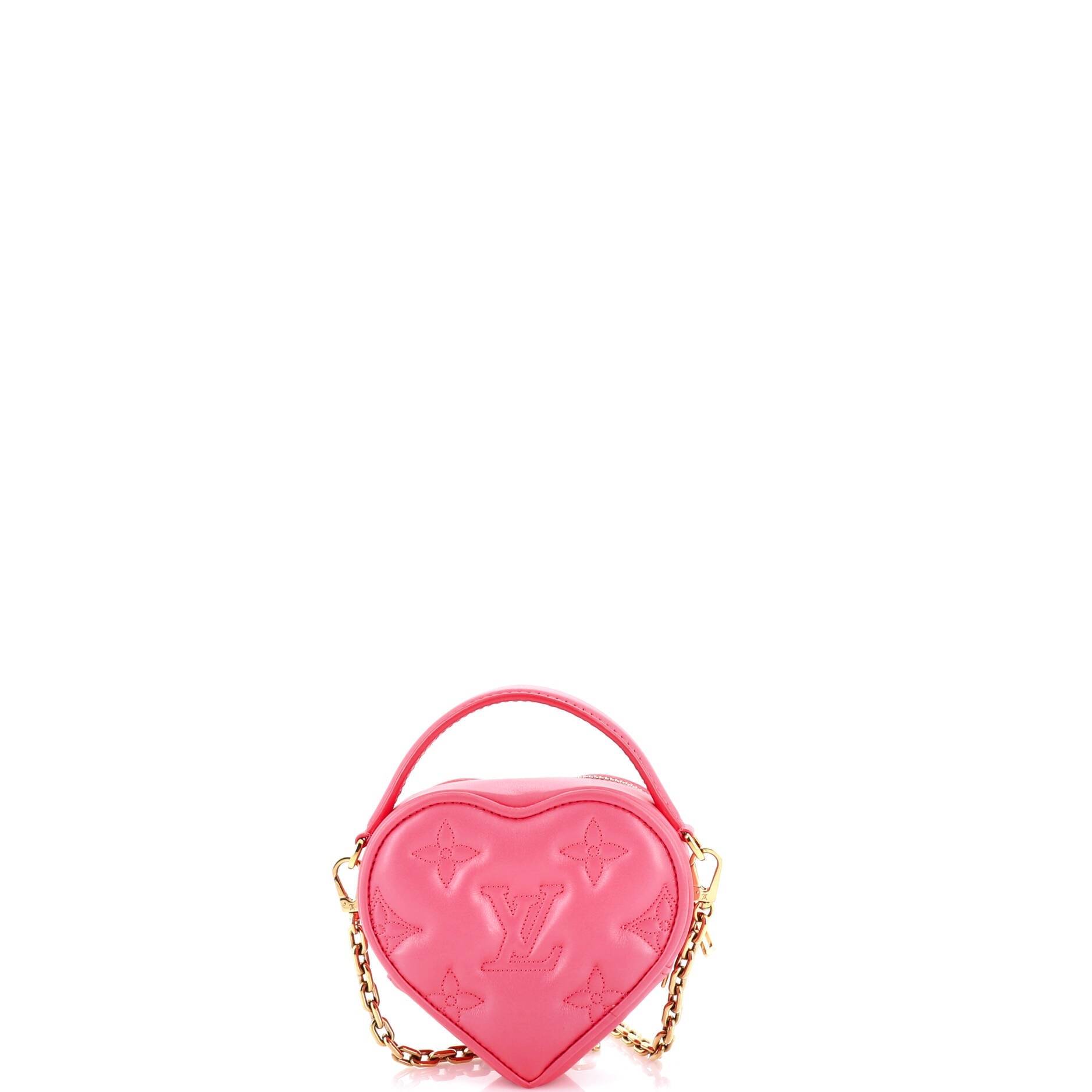 Pop My Heart Pouch Bag Bubblegram Leather