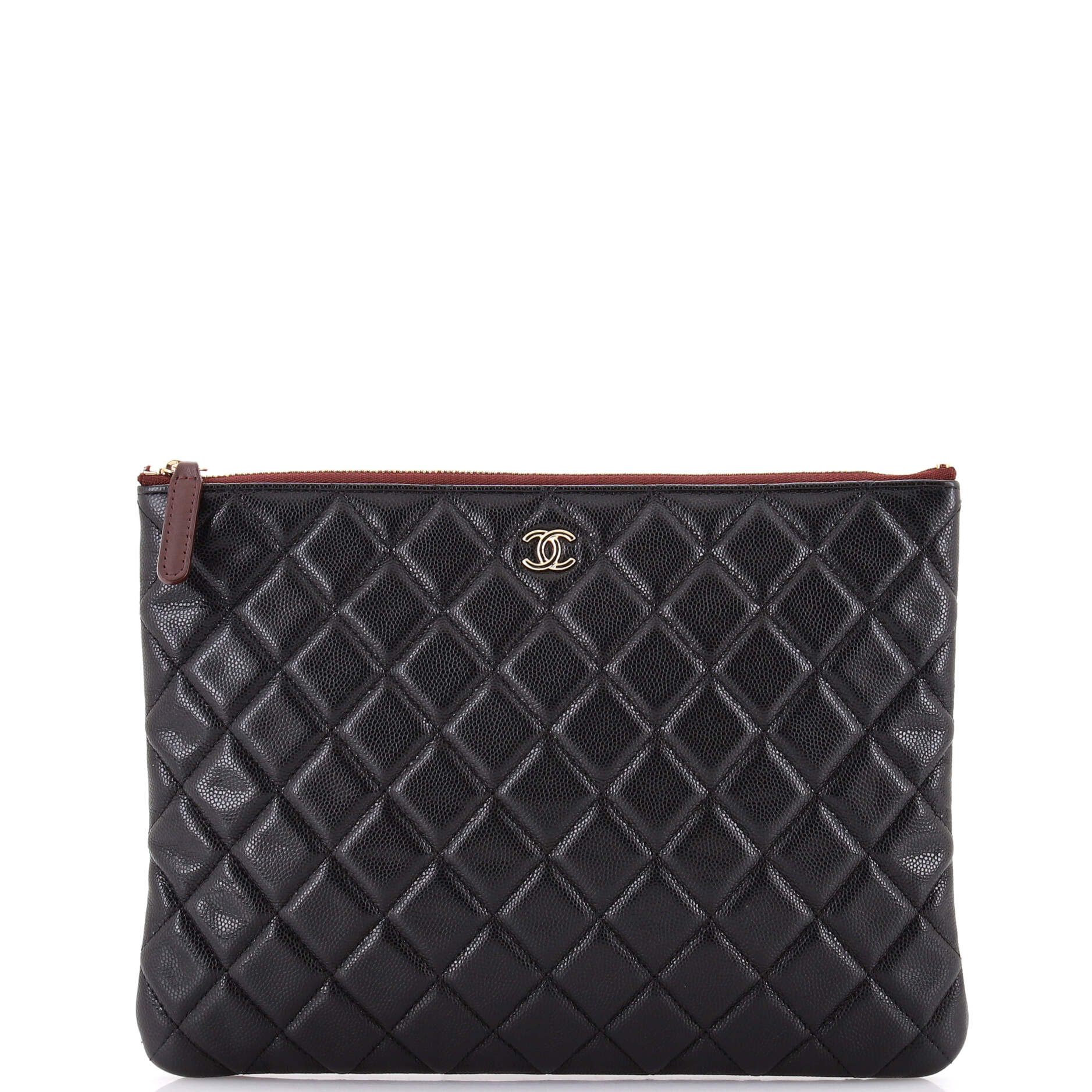 O Case Clutch Quilted Lambskin Medium