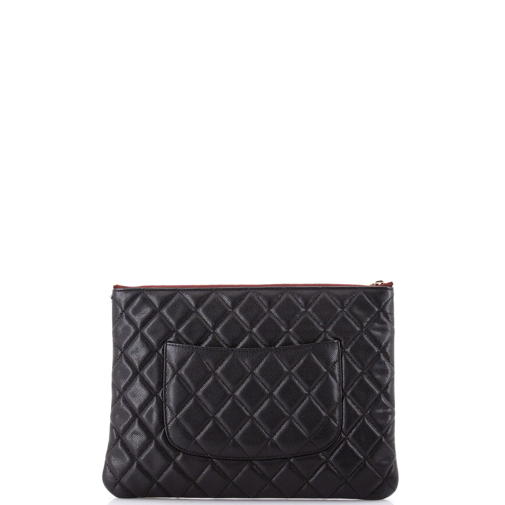 O Case Clutch Quilted Lambskin Medium