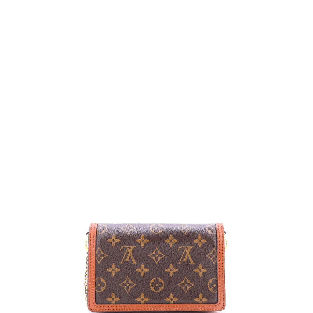 Dauphine Chain Wallet Reverse Monogram Canvas